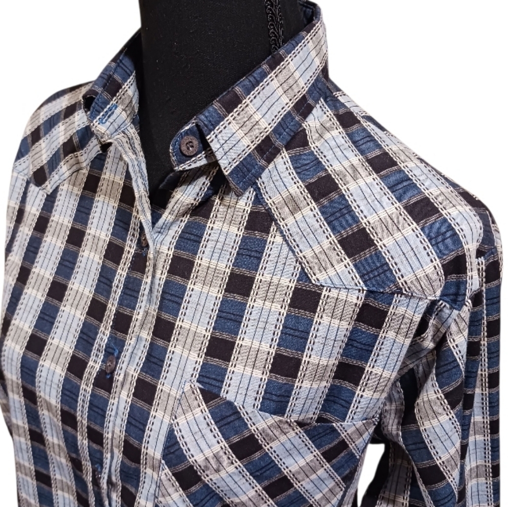 Vintage 80s Wrangler Western Shirt Cowgirl Stripe